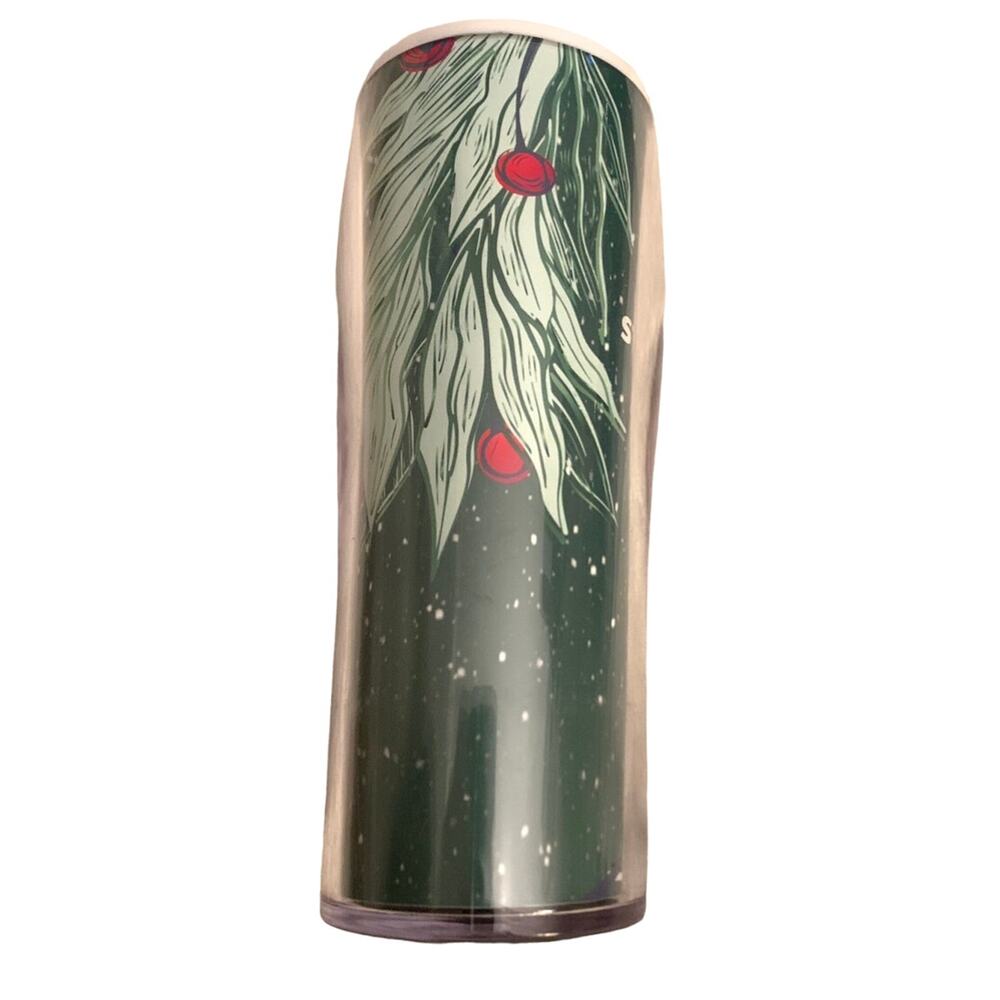 Starbucks 2020 Christmas Holiday Travel Mug Coffee Mug Tumbler Green Red 16 oz - Picture 8 of 11